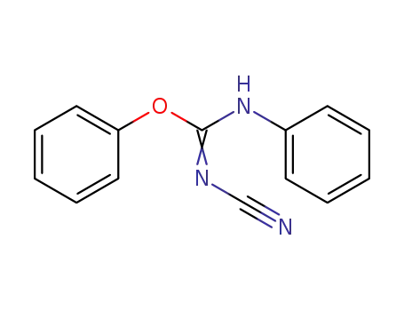 N-cyano-N'-phenylcarbamimidic acid phenyl ester