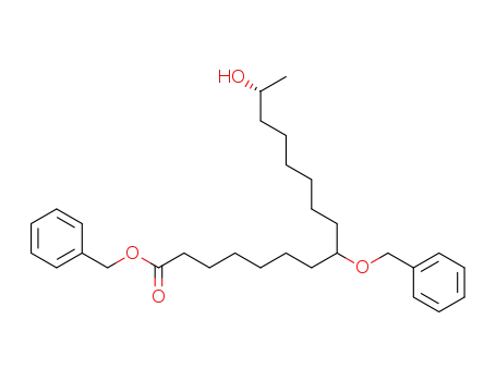 (-)-(8R/S,15R)-8-Benzyloxy-15-hydroxyhexadecansaeure-benzylester