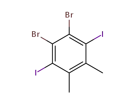 1,2-dibromo-3,6-diiodo-4,5-dimethylbenzene