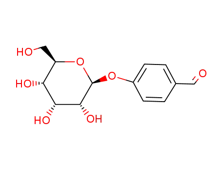 Benzaldehyde, 4-(beta-D-allopyranosyloxy)-