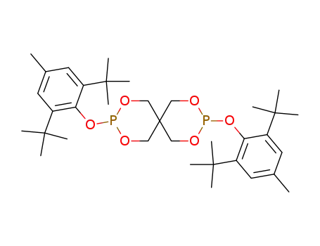 Molecular Structure of 80693-00-1 (Bis(2,6-di-ter-butyl-4-methylphenyl)pentaerythritol-diphosphite)