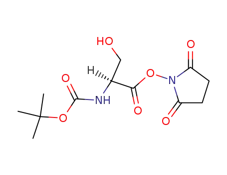 L-Serine,N-[(1,1-dimethylethoxy)carbonyl]-, 2,5-dioxo-1-pyrrolidinyl ester