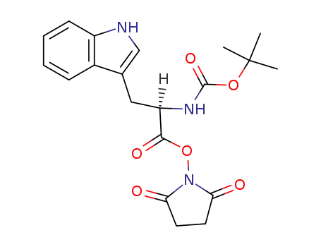 Molecular Structure of 22220-11-7 (BOC-D-TRP-OSU)