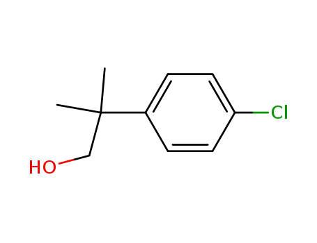 Molecular Structure of 80854-14-4 (2-(4-chlorophenyl)-2-methylpropanol)