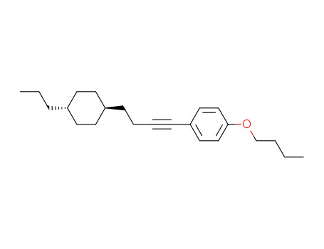 1-Butoxy-4-[4-(4-propyl-cyclohexyl)-but-1-ynyl]-benzene