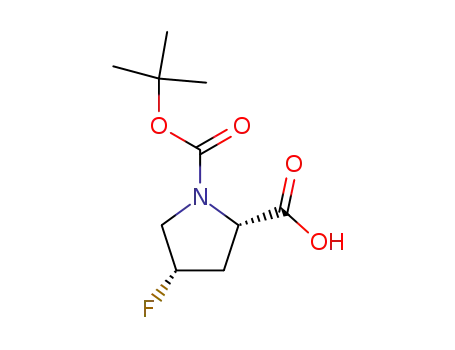 (2S,4S)-4-fluoro-1-[(2-methylpropan-2-yl)oxycarbonyl]pyrrolidine-2-carboxylic acid cas no. 203866-13-1 98%