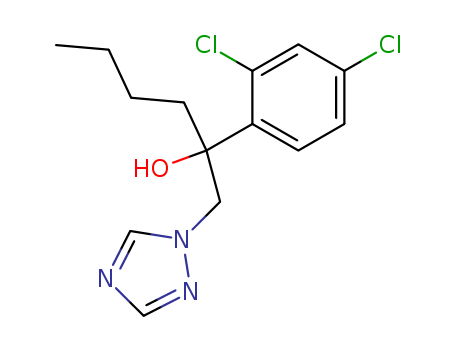 hexaconazole(+/-)-alpha-Butyl-alpha-(2,4-dichlorophenyl)-1,2,4-Triazole-1-ethanol; (RS)-2-(2,4-Dichlorophenyl)-1-(4H-1,2,4-triazole-4-yl)hexan-2-ol; Anvil; PP 523; R154523;
