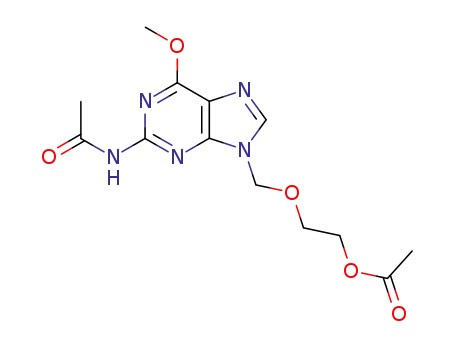 2-Acetamido-9-[(2-acetoxyethoxy)methyl]-6-methoxypurine