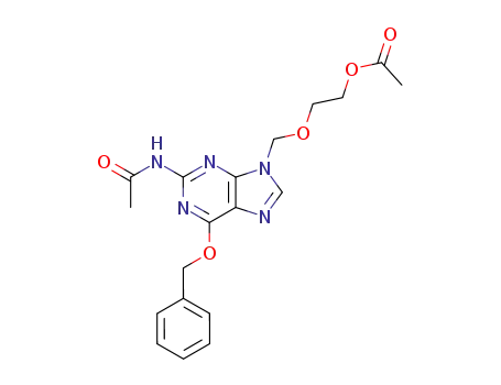 2-Acetamido-9-[(2-acetoxyethoxy)methyl]-6-benzyloxypurine