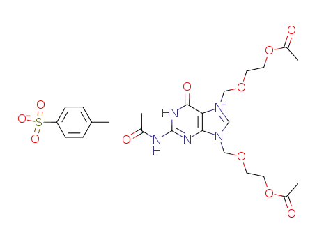 7,9-bis[(2-acetoxyethoxy)methyl]-N2-acetylguanine