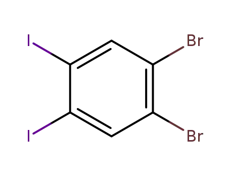 Molecular Structure of 529502-50-9 (Benzene, 1,2-dibromo-4,5-diiodo-)