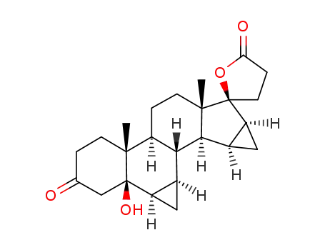 Molecular Structure of 197721-70-3 (6β,7β:15β,16β-DiMethylene-5β-hydroxy-3-oxo-17α-
pregnane-21,17-carbolactone)