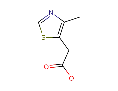 Molecular Structure of 5255-33-4 (4-METHYL-5-THIAZOLEACETIC ACID)