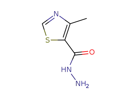 Molecular Structure of 89179-72-6 (5-Thiazolecarboxylic  acid,  4-methyl-,  hydrazide)