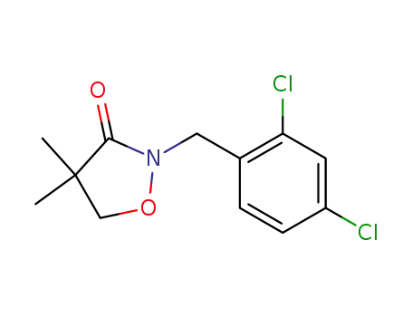 Molecular Structure of 81777-95-9 (3-Isoxazolidinone, 2-[(2,4-dichlorophenyl)methyl]-4,4-dimethyl-)