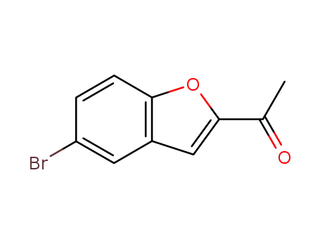 Molecular Structure of 38220-75-6 (1-(5-Bromo-1-benzofuran-2-yl)ethanone)