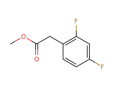 Molecular Structure of 95299-17-5 (Methyl2,4-difluorophenylacetate97%)