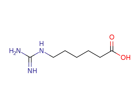 Hexanoic acid,6-[(aminoiminomethyl)amino]- cas  6659-35-4