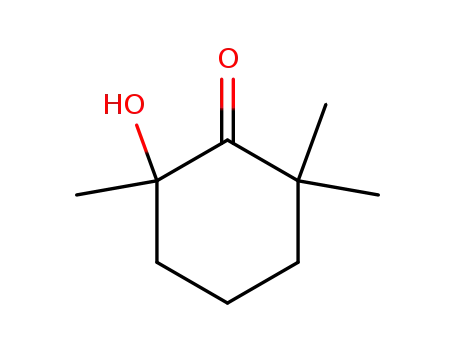 Molecular Structure of 7500-42-7 (2-hydroxy-2,6,6-trimethylcyclohexanone)