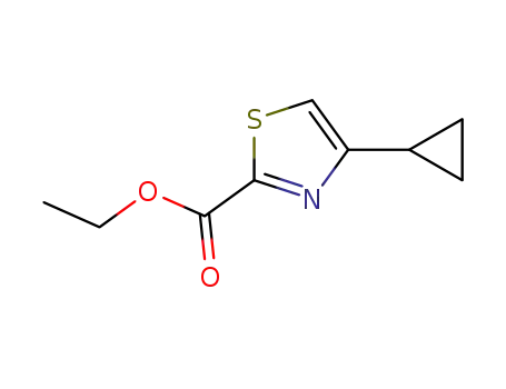 Molecular Structure of 439692-05-4 (Ethyl  4-Cyclopropyl-1,3-thiazole-2-carboxylate)