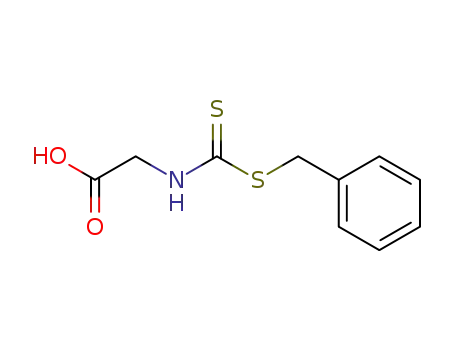 Molecular Structure of 4596-57-0 (N-[(benzylsulfanyl)carbonothioyl]glycine)