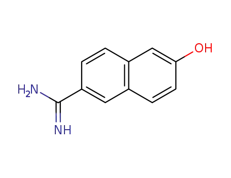 Molecular Structure of 58200-88-7 (6-amidino-2-naphthol)