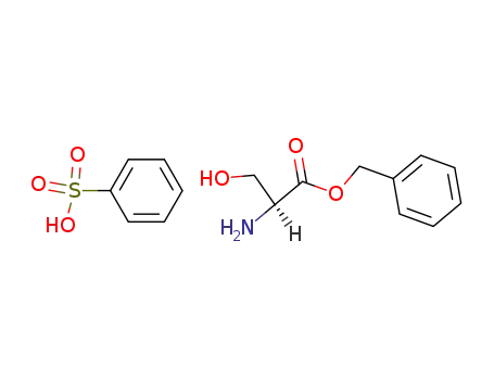 Molecular Structure of 3695-68-9 (L-SERINE BENZYL ESTER BENZENESULFONATE ()