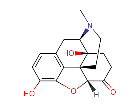 Molecular Structure of 76-41-5 (OXYMORPHONE)