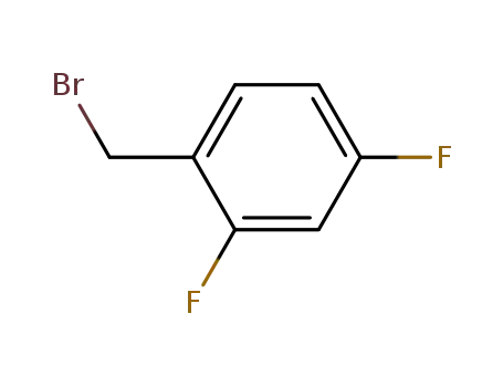 Molecular Structure of 23915-07-3 (2,4-Difluorobenzyl bromide)