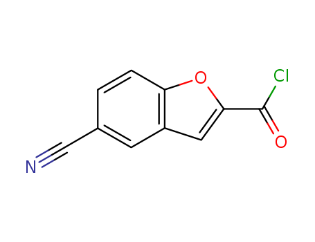 2-BENZOFURANCARBONYL CHLORIDE,5-CYANO-