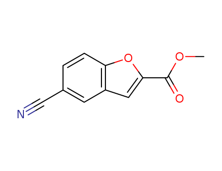 2-Benzofurancarboxylic acid, 5-cyano-, methyl ester