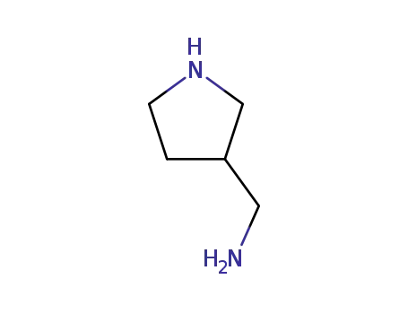 Molecular Structure of 67318-88-1 (3-Pyrrolidinemethanamine)