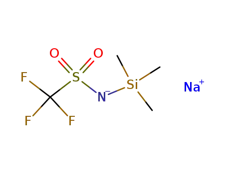 Methanesulfonamide, 1,1,1-trifluoro-N-(trimethylsilyl)-, sodium salt