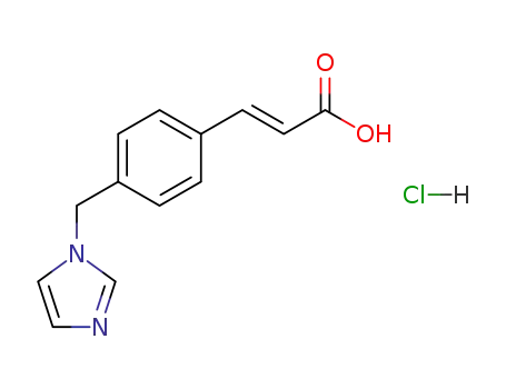 Molecular Structure of 78712-43-3 (Ozagrel hydrochloride)