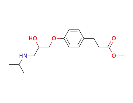 4-[2-Hydroxy-3-[(1-methylethyl)amino]propoxy]benzenepropanoic acid methyl ester