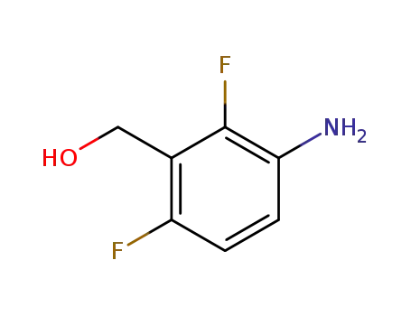 Molecular Structure of 84832-03-1 (Benzenemethanol, 3-amino-2,6-difluoro- (9CI))