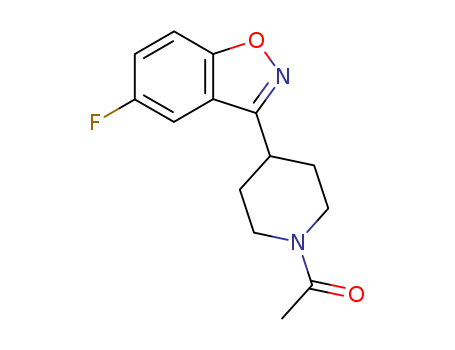 3-(1-Acetyl-4-piperidinyl)-5-fluoro-1,2-benzisoxazole, 96%