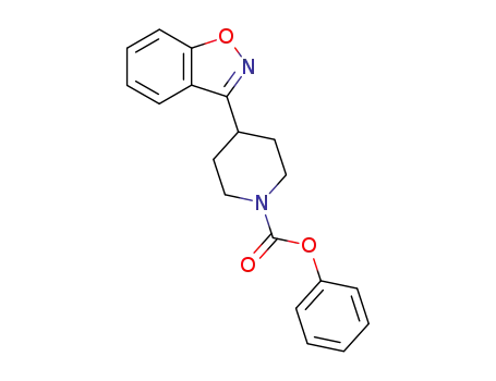 Molecular Structure of 84163-21-3 (3-(4-Piperidinyl)-1,2-benzisoxazole N-CarbaMic Acid Phenyl Ester)