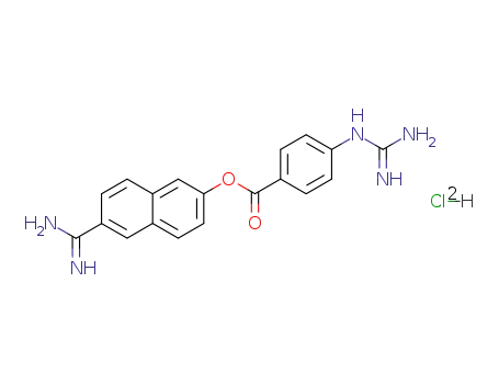 Molecular Structure of 80251-32-7 (NafaMostat (hydrochloride))