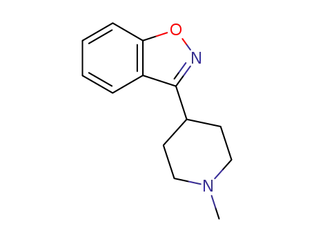 Molecular Structure of 84163-55-3 (1,2-Benzisoxazole, 3-(1-methyl-4-piperidinyl)-)