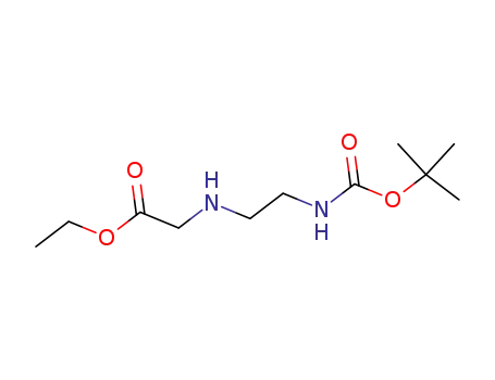 Molecular Structure of 72648-80-7 (ETHYL [2-(BOC-AMINO)ETHYLAMINO]ACETATE HYDROCHLORIDE)