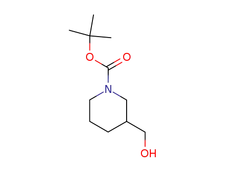 Molecular Structure of 116574-71-1 (N-Boc-piperidine-3-methanol)