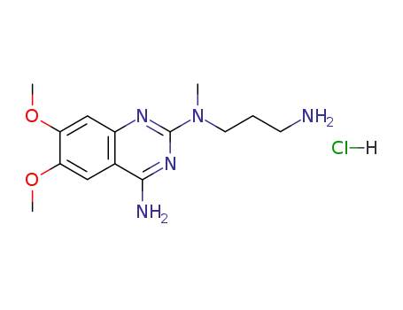 N-(4-AMINO-6,7-DIMETHOXYQUINAZOL-2-YL)-N-METHYL-PROPYLENEDIAMINE, HYDROCHLORIDE