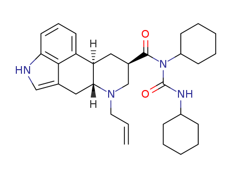 (8-BETA)-N-CYCLOHEXYL-N-((CYCLOHEXYLAMINO)CARBONYL)-6-(2-ALLYL)ERGO LINE-8-CARBOXAMIDE