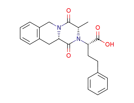 Molecular Structure of 103733-50-2 (2-(3-methyl-1,4-dioxo-1,3,4,6,11,11a-hexahydro-2H-pyrazino[1,2-b]isoquinolin-2-yl)-4-phenylbutanoic acid)