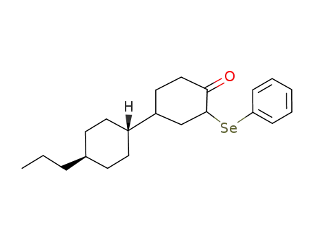 [1,1'-Bicyclohexyl]-4-one, 3-(phenylseleno)-4'-propyl-