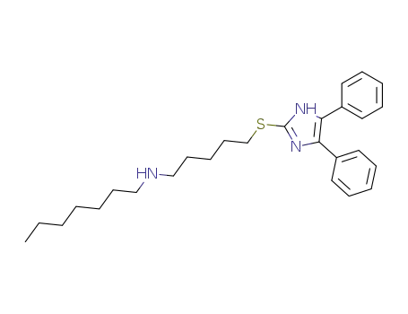 1-Heptanamine,N-[5-[(4,5-diphenyl-1Himidazol- 2-yl)thio]pentyl]- 