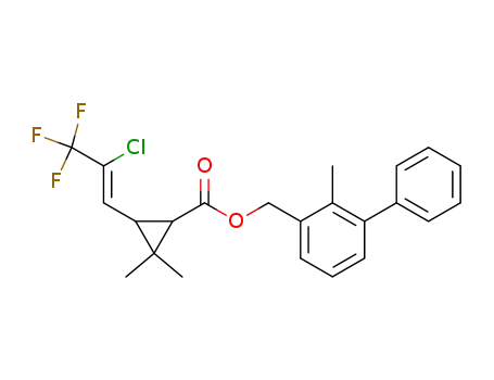 ２－メチル－３－フェニルベンジル＝２－（２－クロロ－３，３，３－トリフルオロ－１－プロペニル）－３，３－ジメチルシクロプロパンカルボキシラート