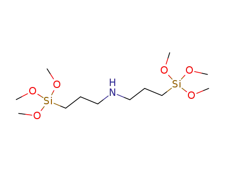 Molecular Structure of 82985-35-1 (Bis(trimethoxysilylpropyl)amine)