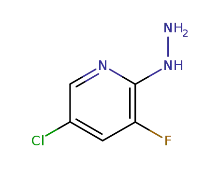 5-chloro-3-fluoro-2-hydrazinylpyridine